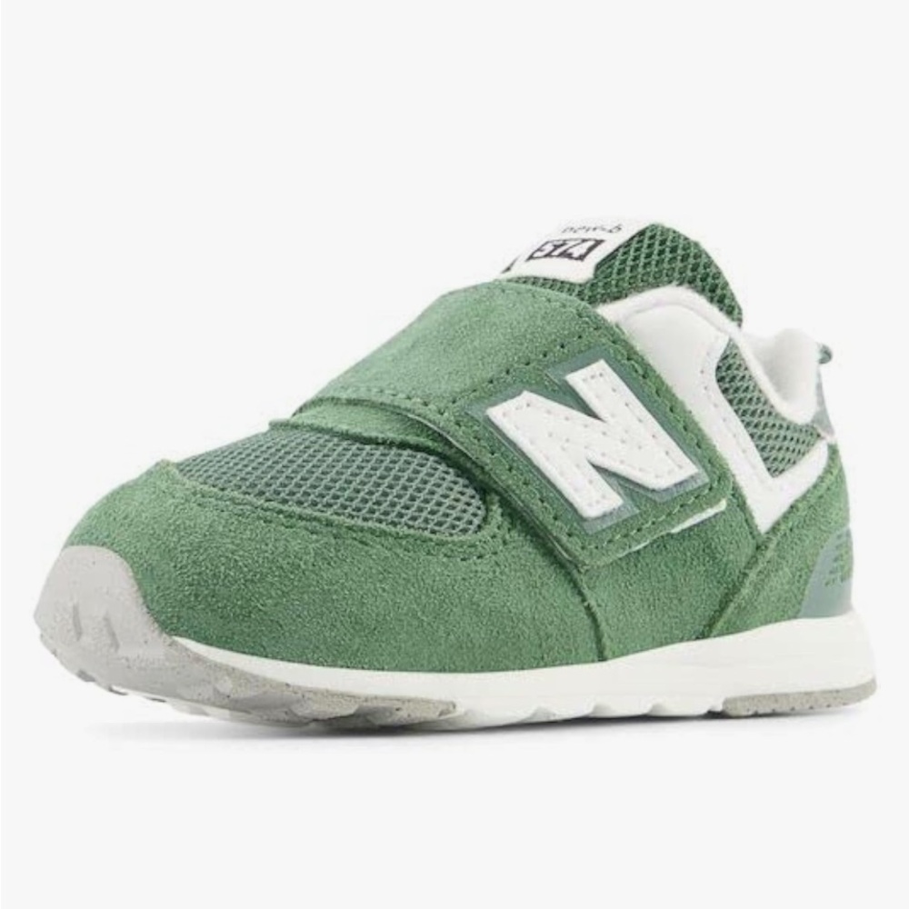 New Balance Unisex-Child 574 New-b V2 Familiar Ground Hook Loop Sneaker size 3